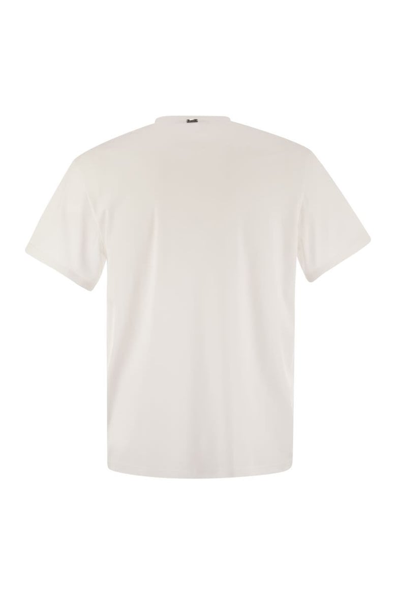 resort t-shirt in cotton and light stretch nylon by Selfnex