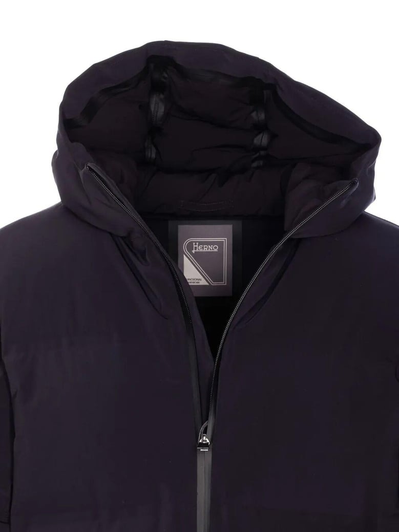 new impact long down jacket with hood by Selfnex