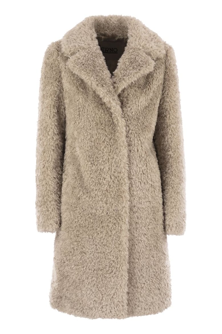 faux fur coat by Selfnex