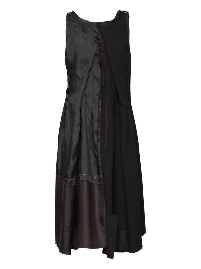 black wool dress by Selfnex