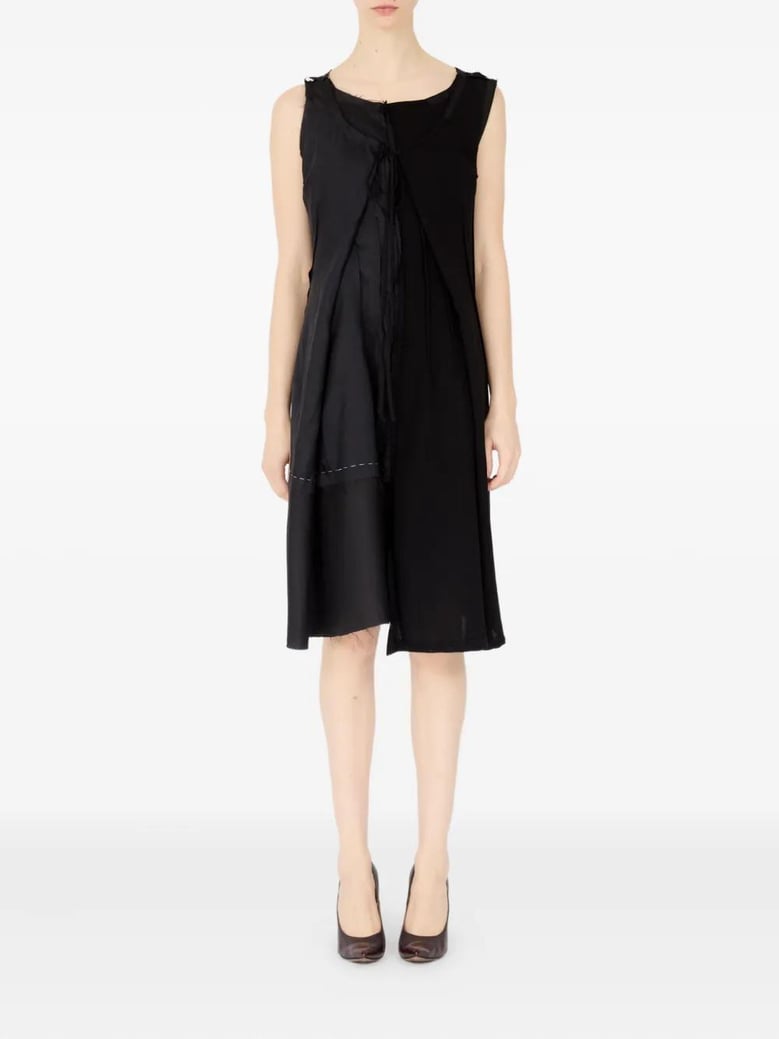 black wool dress by Selfnex