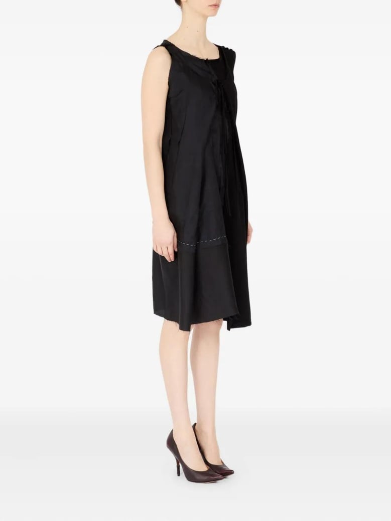black wool dress by Selfnex