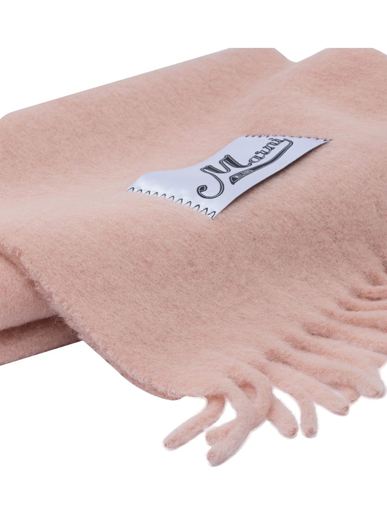 pink polyamide scarf by Selfnex