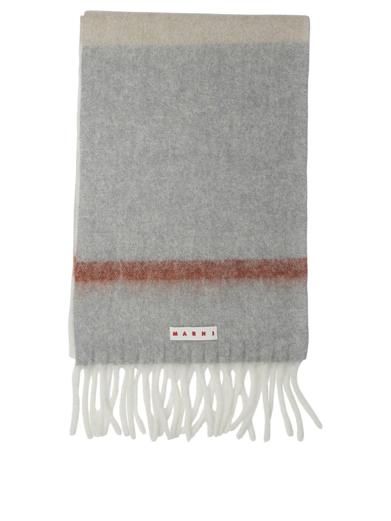 grey polyamide scarf by Selfnex