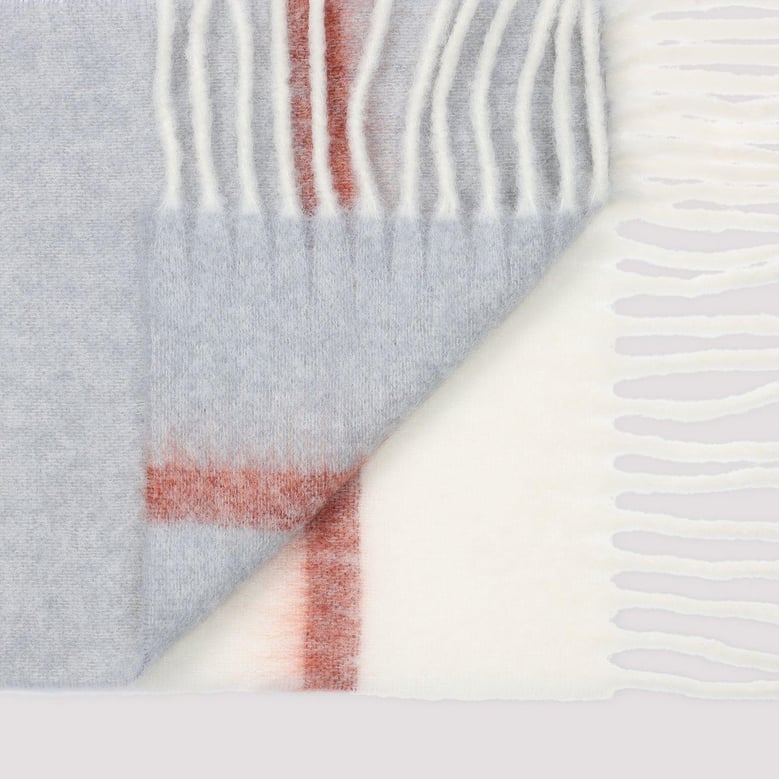 grey polyamide scarf by Selfnex