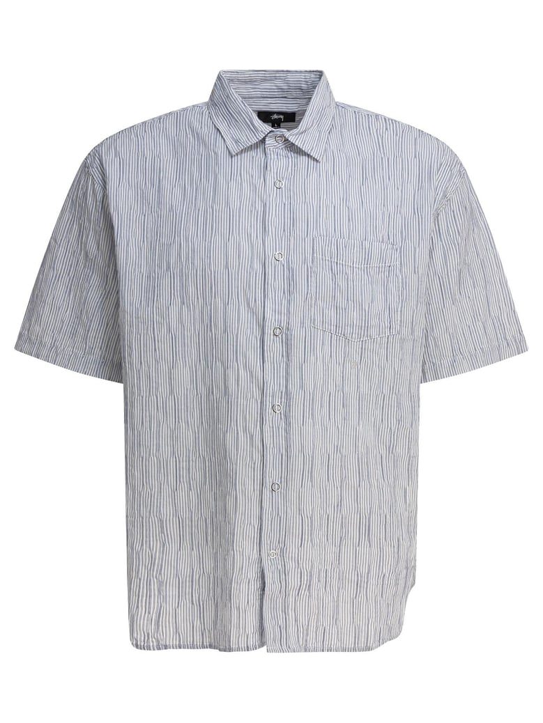 blue poliurethane shirt by Selfnex