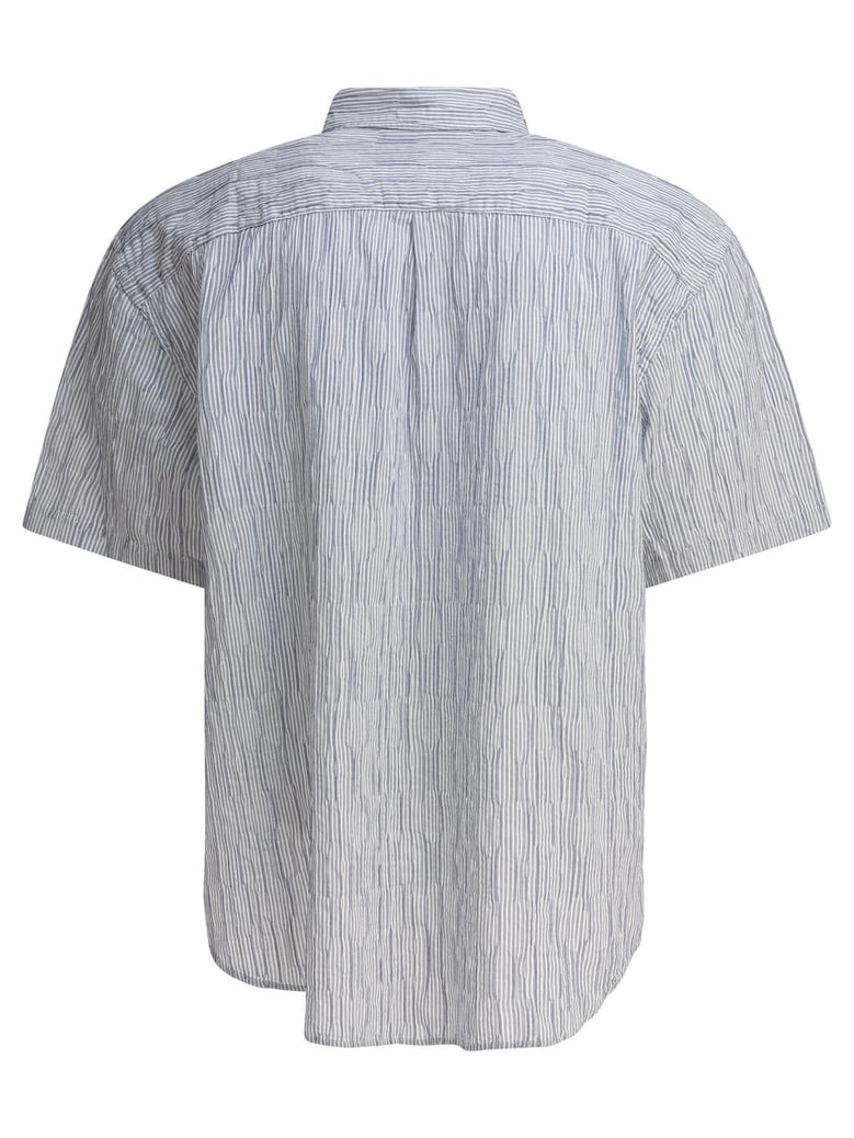 blue poliurethane shirt by Selfnex
