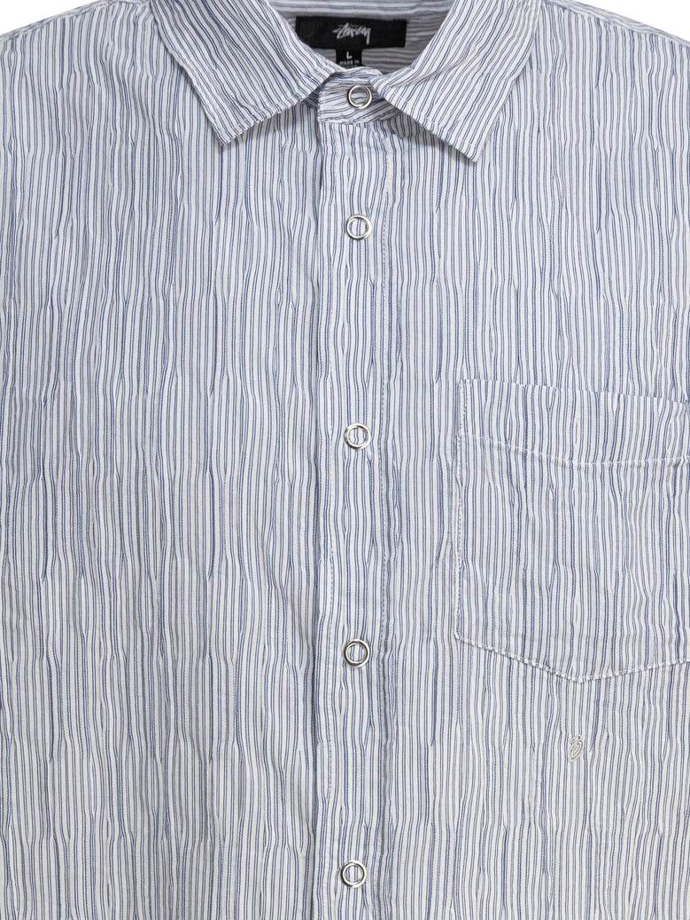 blue poliurethane shirt by Selfnex