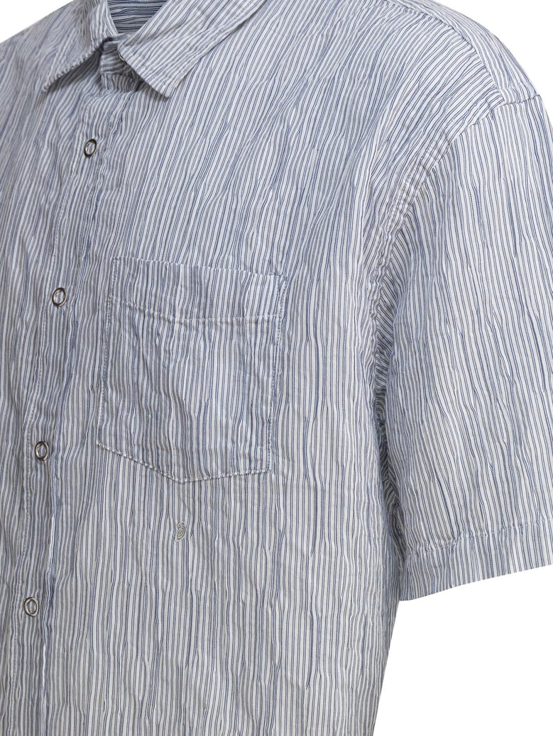 blue poliurethane shirt by Selfnex