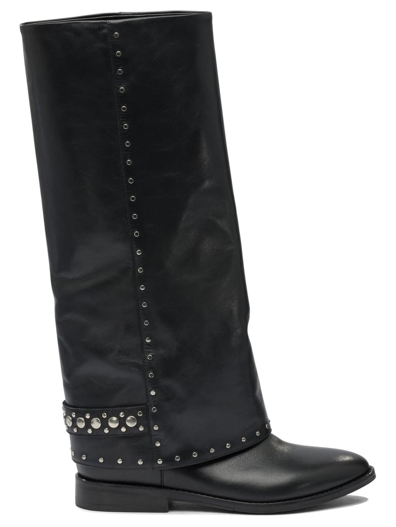 black rubber boots by Selfnex
