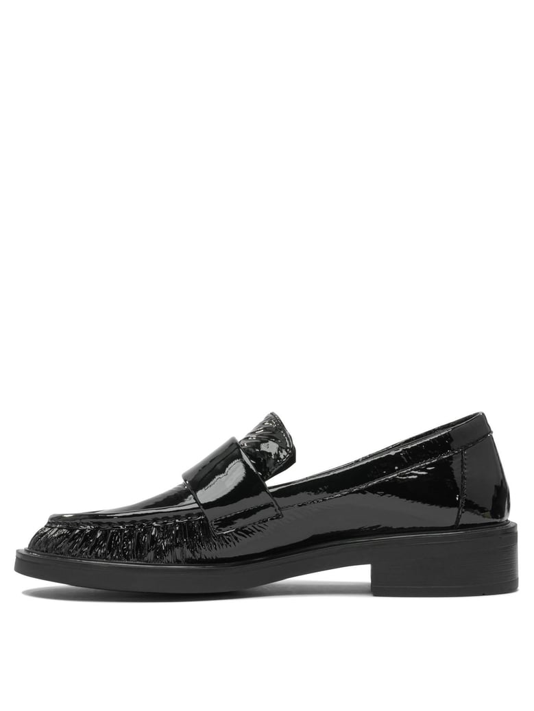 black rubber sandals by Selfnex