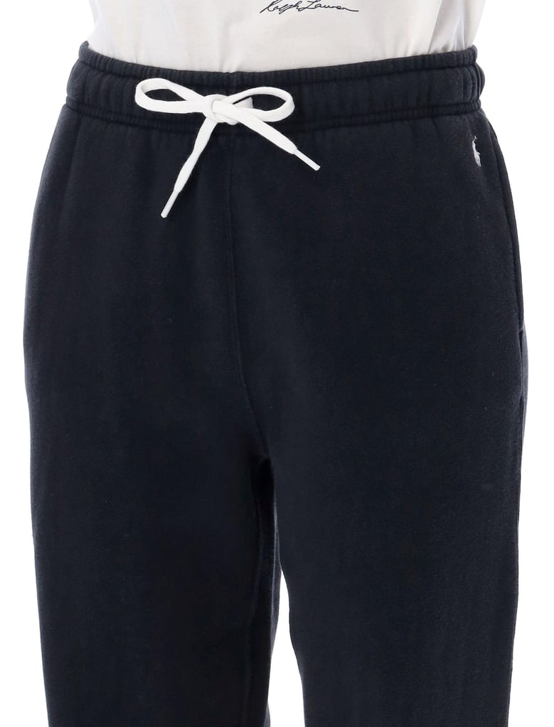polo ralph lauren cotton tracksuit bottoms black by Selfnex