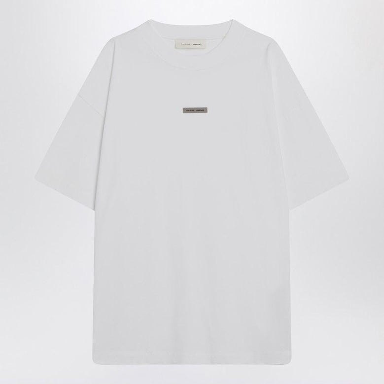 white cotton t-shirt by Selfnex