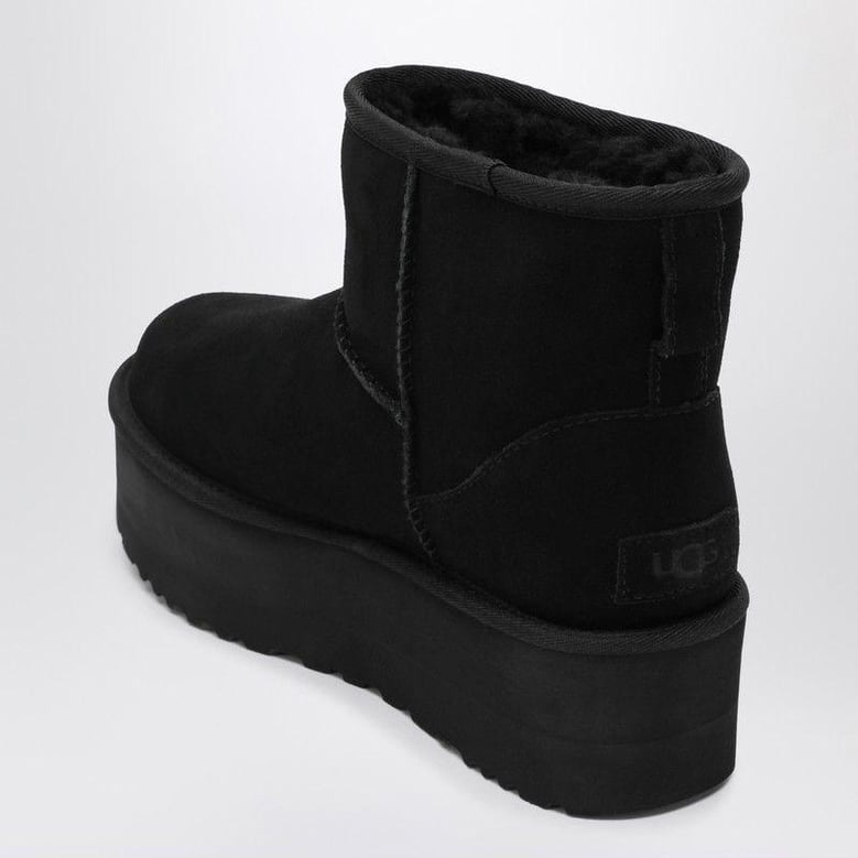classic mini platform boots black by Selfnex