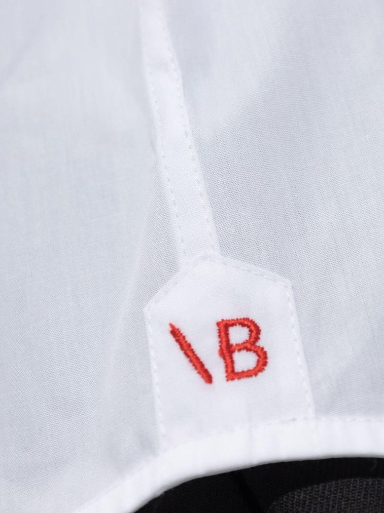 white button-up shirt by Selfnex