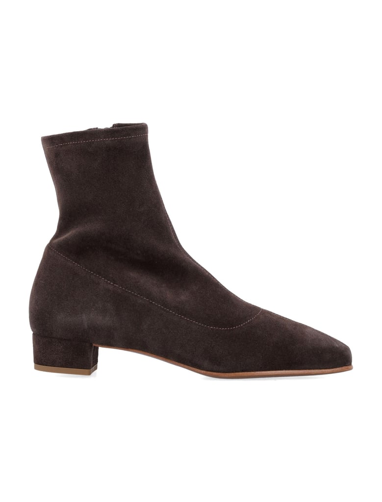 by far este ristretto brown suede ankle boots by Selfnex