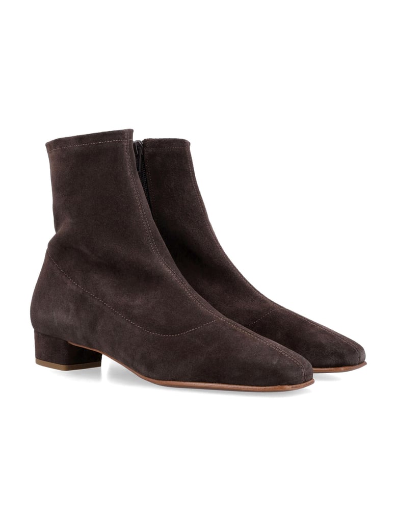by far este ristretto brown suede ankle boots by Selfnex