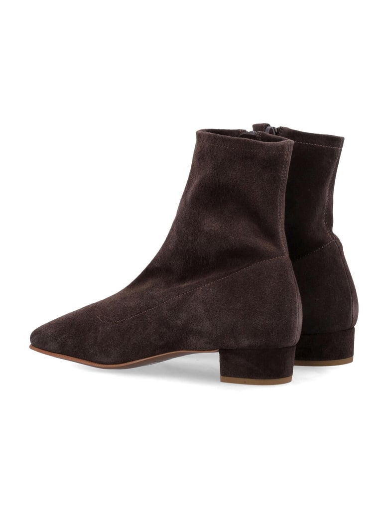 by far este ristretto brown suede ankle boots by Selfnex