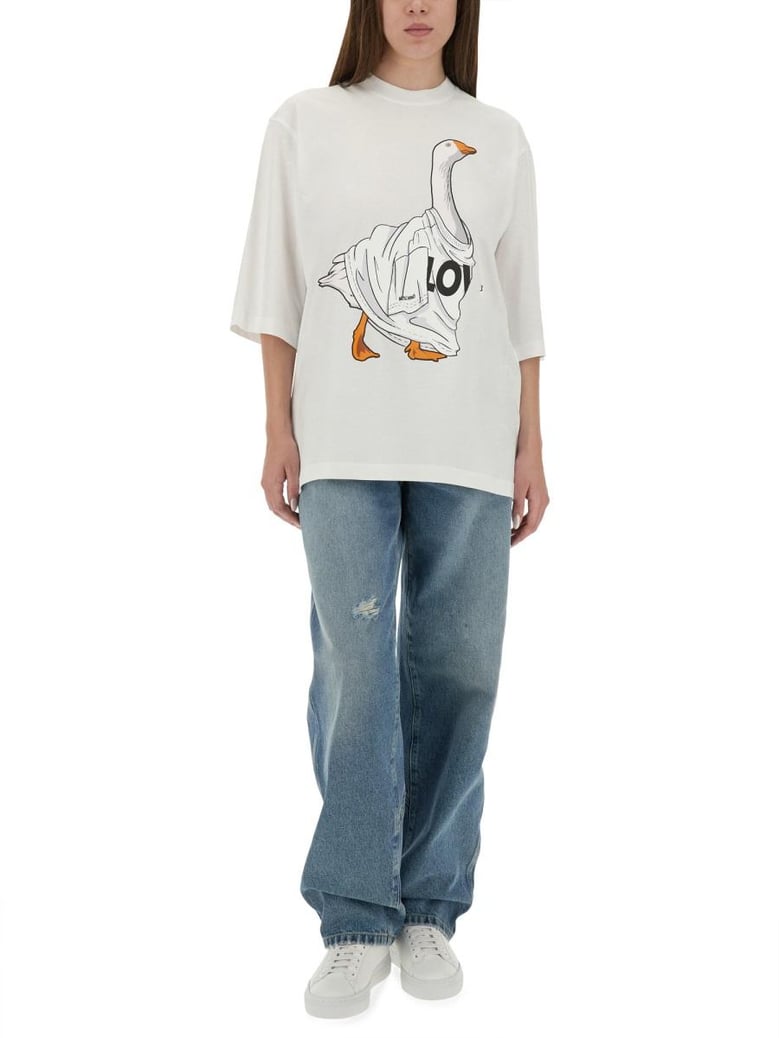cotton crew-neck t-shirt by Selfnex