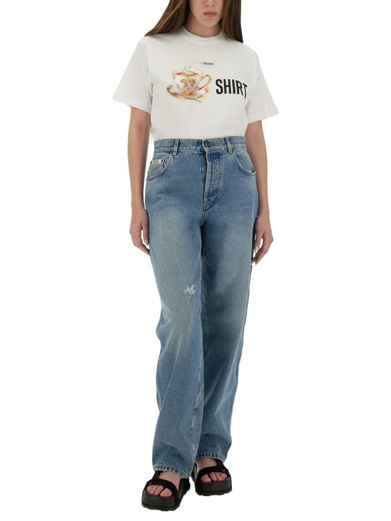 cotton crew-neck t-shirt by Selfnex