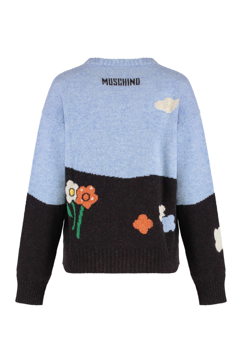 virgin wool crew-neck sweater by Selfnex