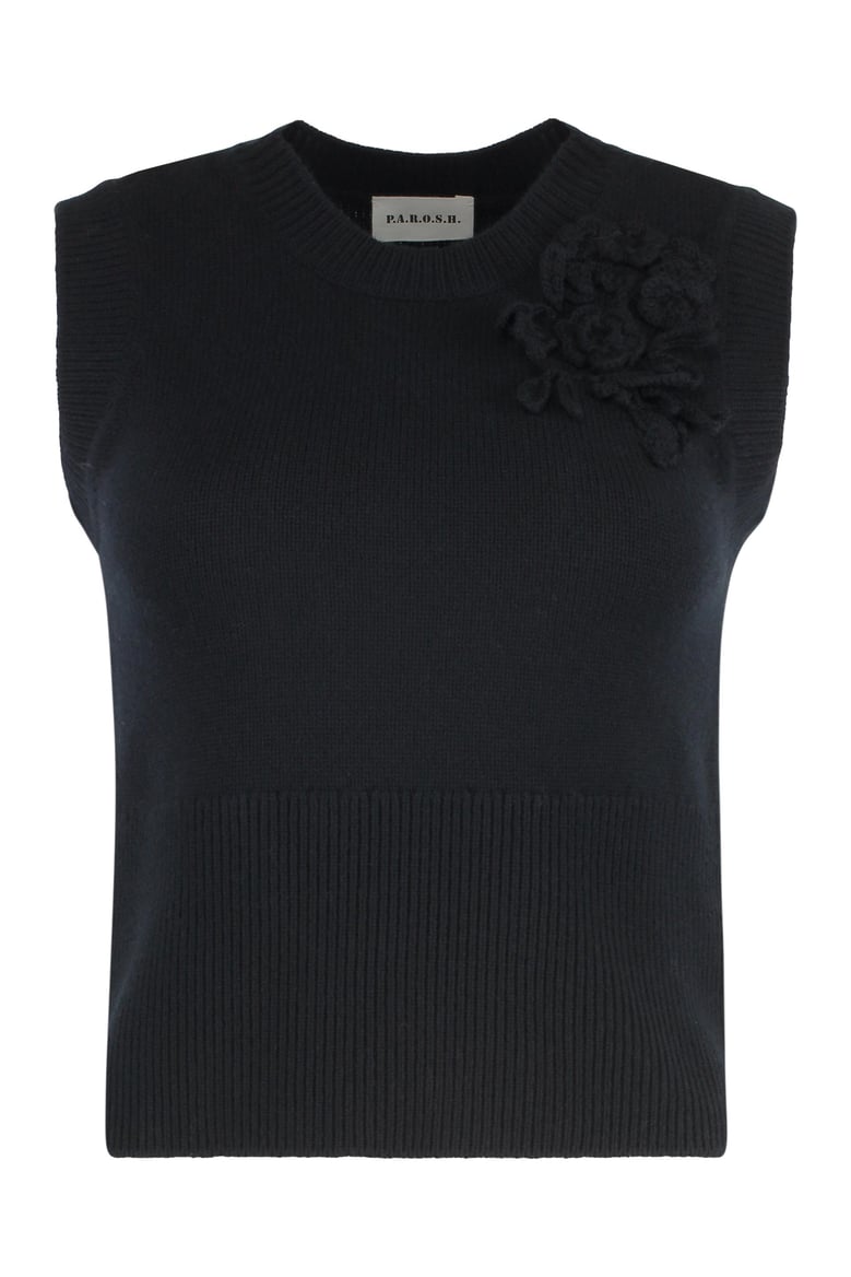 loira knitted vest by Selfnex