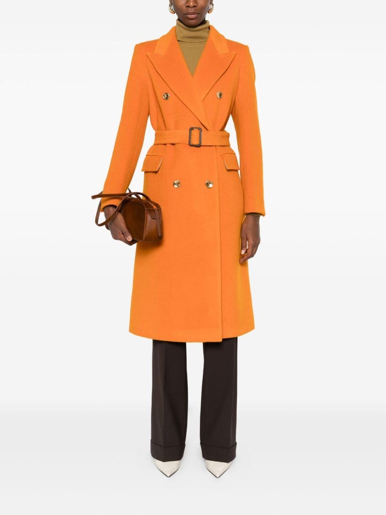 wool double-bteasted coat by Selfnex