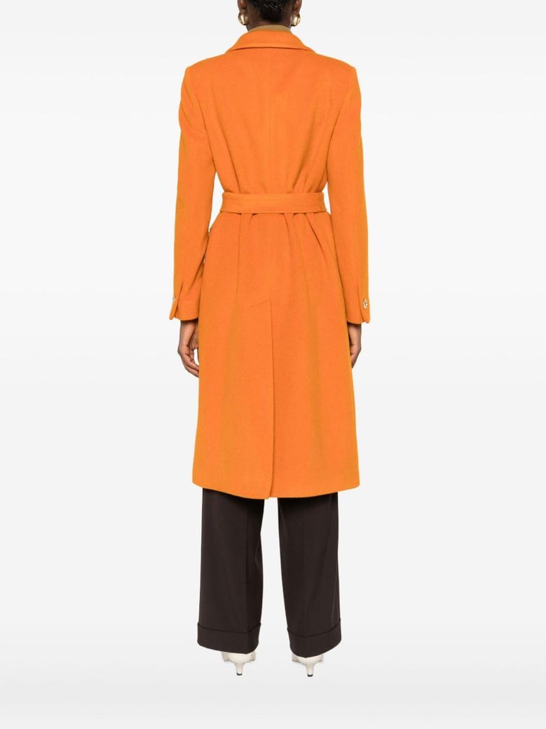 wool double-bteasted coat by Selfnex