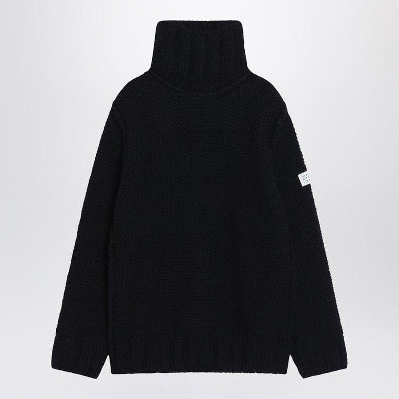mm6 maison margiela chunky wool turtleneck jumper by Selfnex