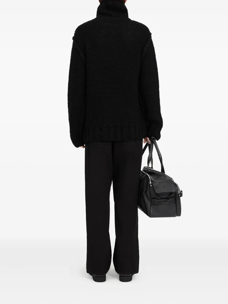 mm6 maison margiela chunky wool turtleneck jumper by Selfnex