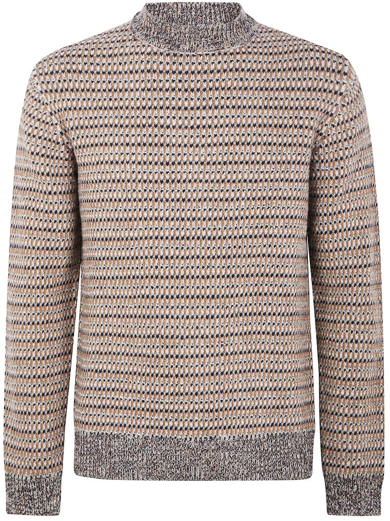 round neck slim fit sweater by Selfnex