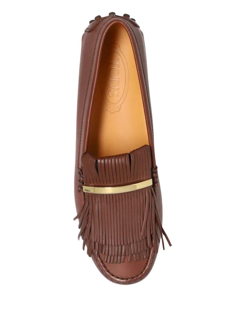 driver sole fringe loafer by Selfnex