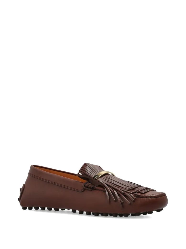 driver sole fringe loafer by Selfnex
