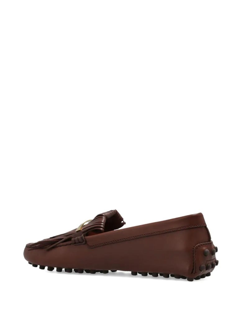 driver sole fringe loafer by Selfnex
