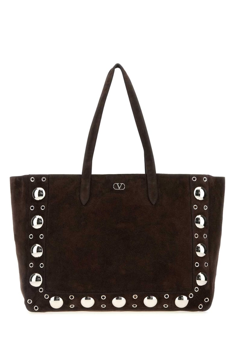 dark brown suede nellcã´te shopping bag by Selfnex