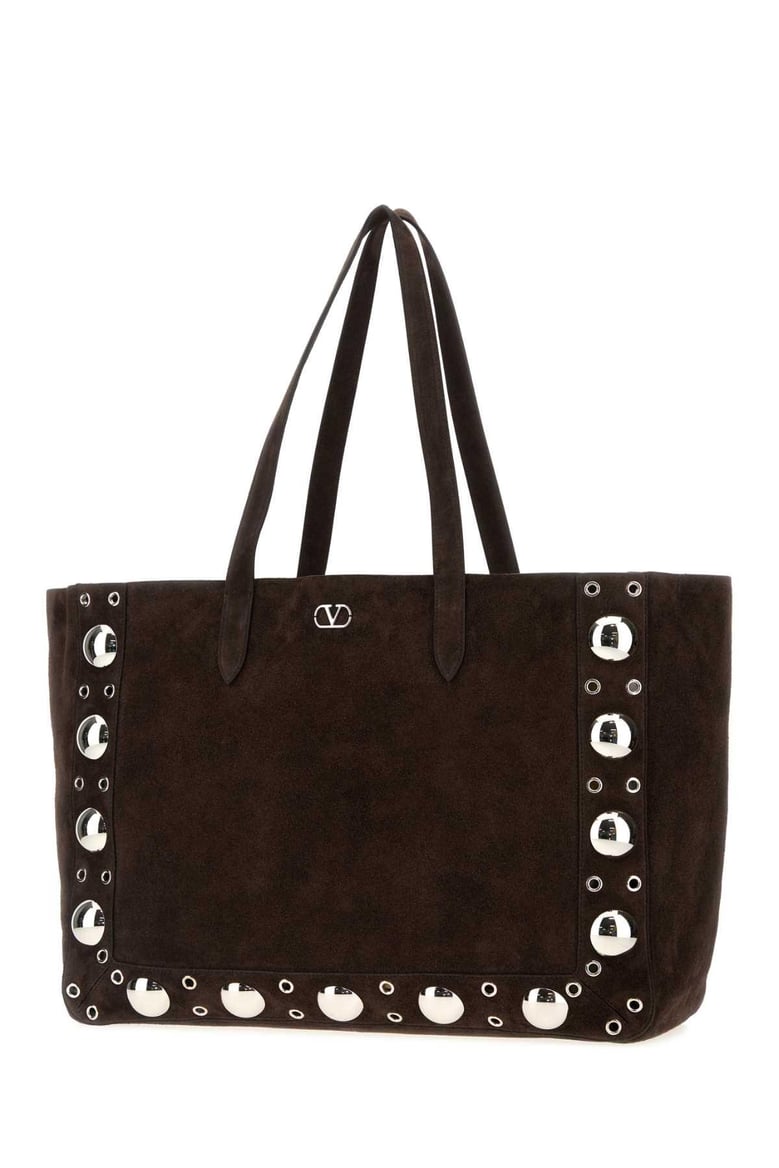 dark brown suede nellcã´te shopping bag by Selfnex