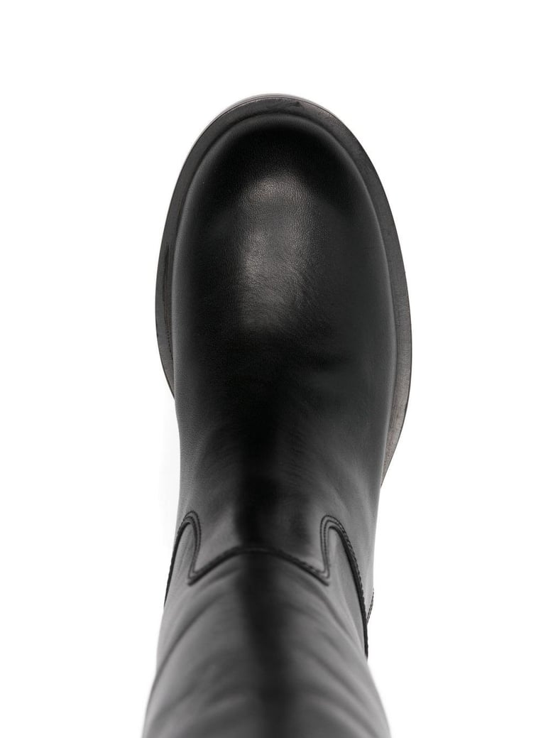 napa leather boots by Selfnex