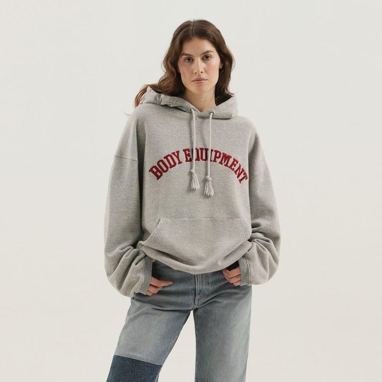 gray body equipment hoodie by Selfnex