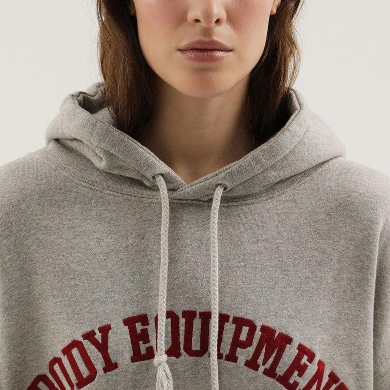 gray body equipment hoodie by Selfnex
