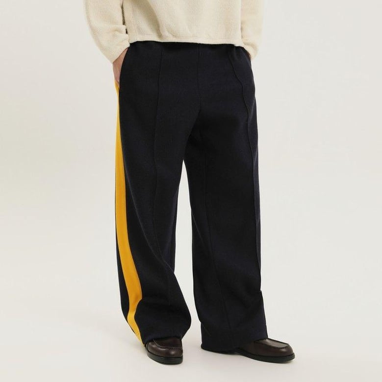 pants with side stripe by Selfnex