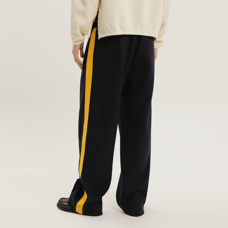 pants with side stripe by Selfnex