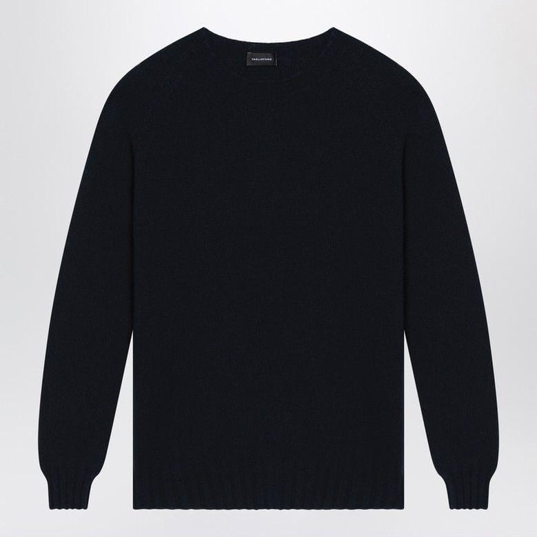 blue cashmere sweater by Selfnex