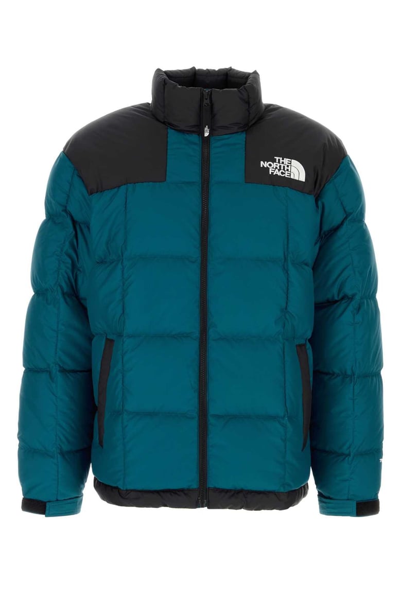 petrol blue polyester lhotse down jacket by Selfnex