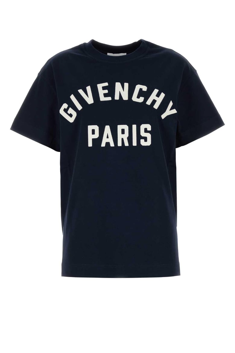 navy blue cotton oversize t-shirt by Selfnex
