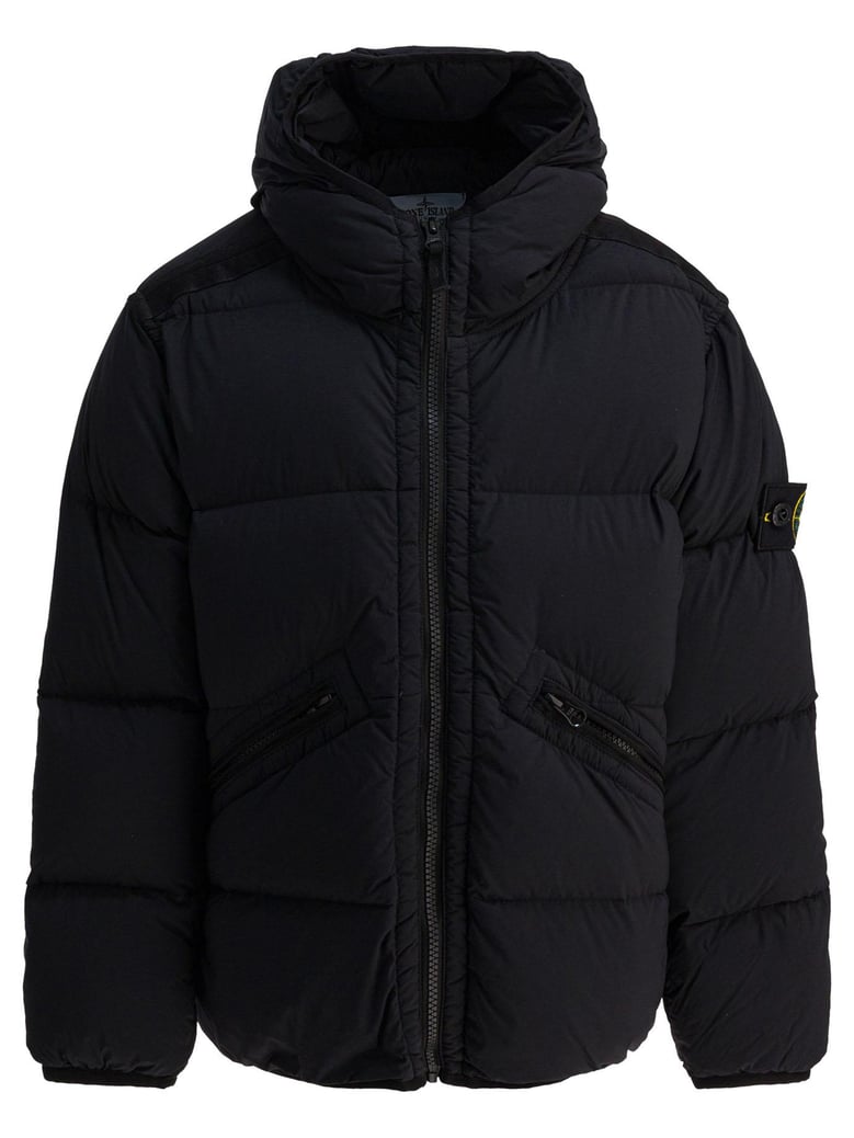 black elastan coat by Selfnex