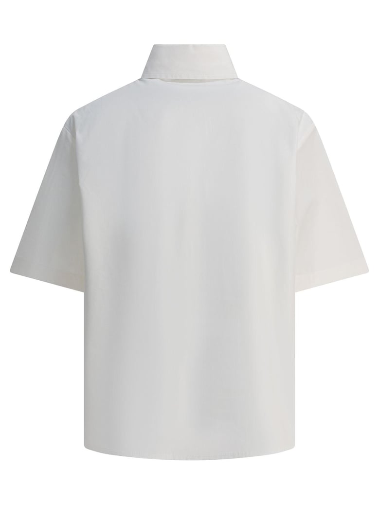 white cotton shirt by Selfnex