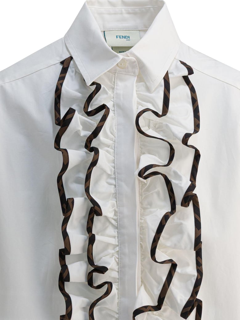white cotton shirt by Selfnex