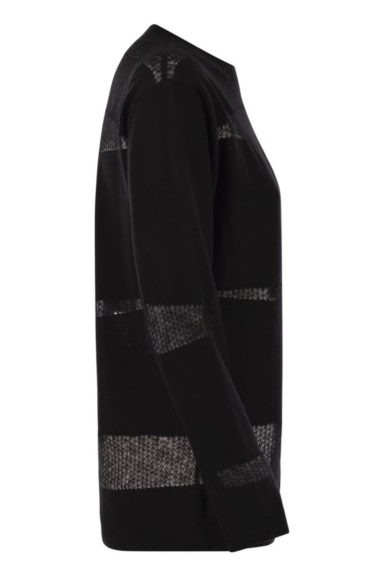 platinum boat neck sweater by Selfnex