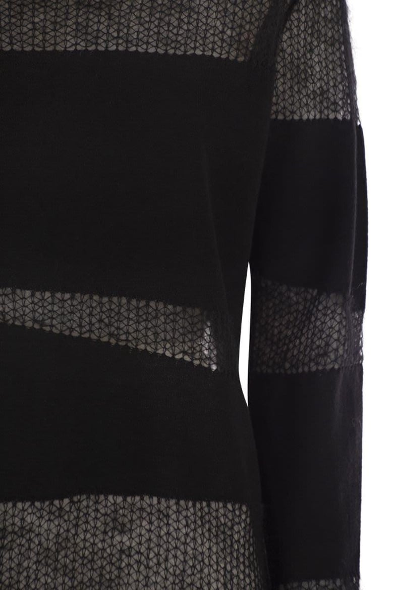 platinum boat neck sweater by Selfnex