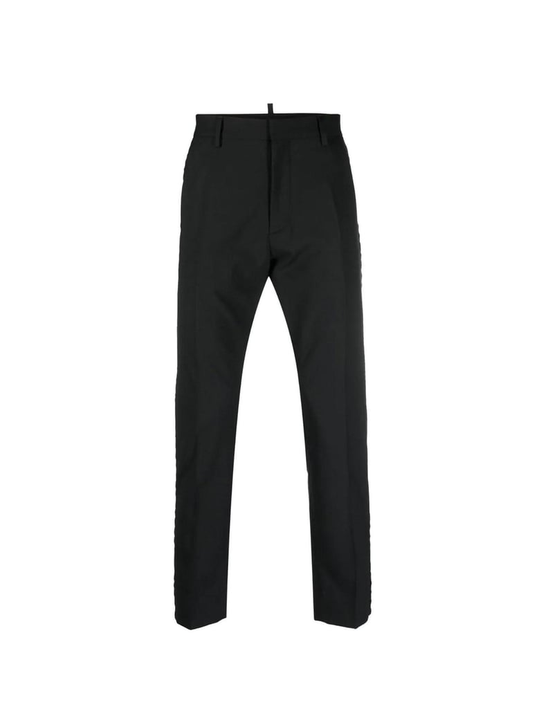 black tailored trousers by Selfnex